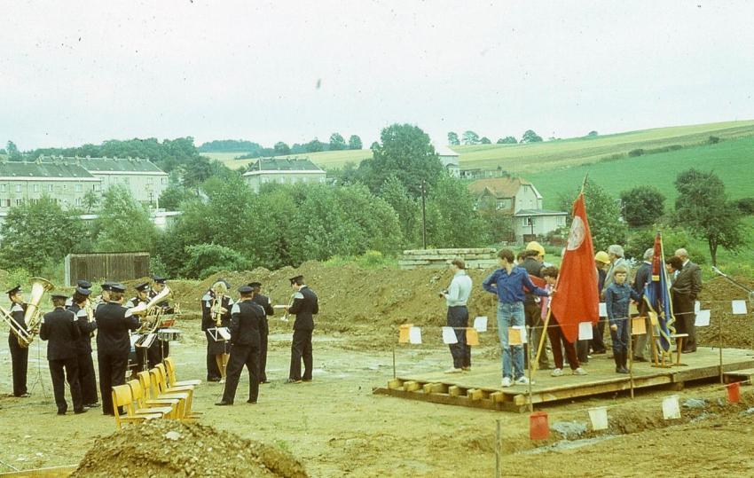 Grundsteinlegung Mittelschule 1987 06 1