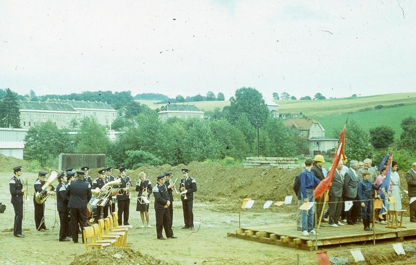 Grundsteinlegung Mittelschule 1987 07 1
