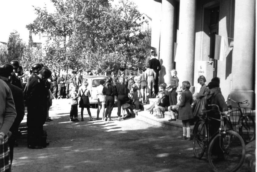 Wettkampf 1959 Sportplatz Grossolbersdorf 020