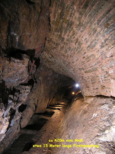 420m 004 Bruchsteingewolbe 15m lang